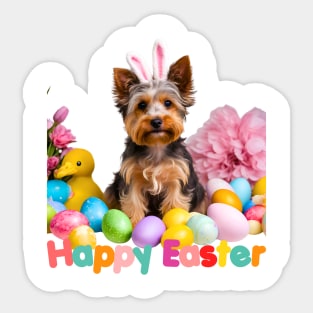 Here Comes the Easter Yorkipoo! Sticker